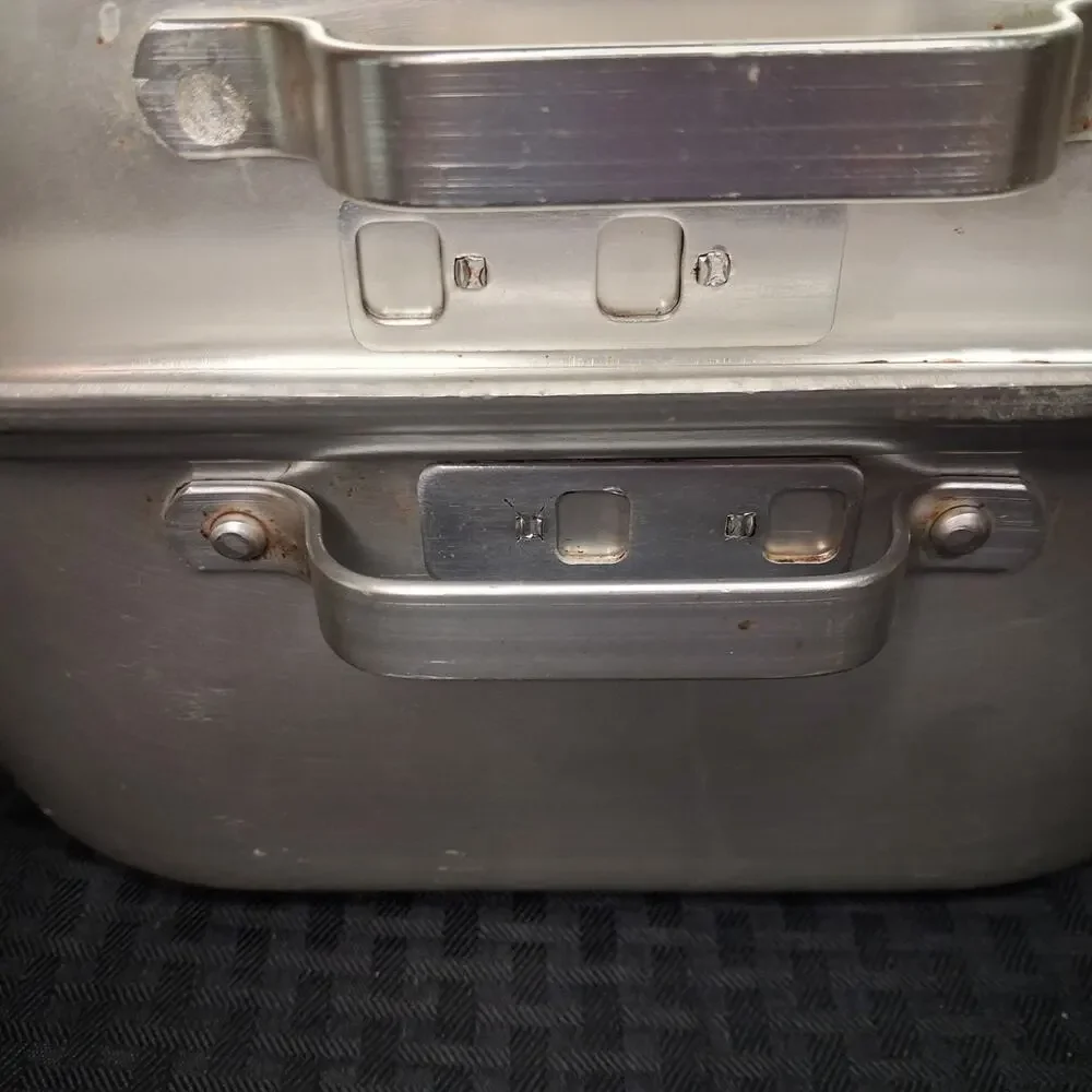 Vintage Wear Ever Aluminum Roaster Pan 825 And Vented Cover 818 Set